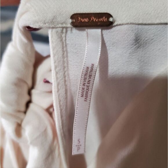 New FREE PEOPLE S Gemma Watercolor Floral Choker Neck Open Back Tunic Mini Dress - Picture 4 of 5